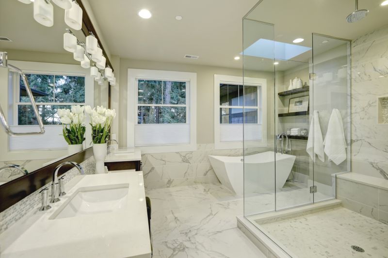 Luxury Bathroom with Double Shower